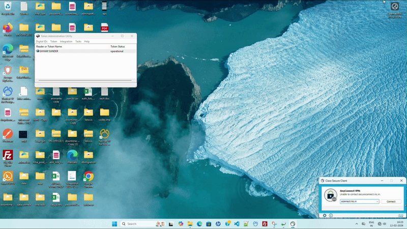 Screenshot of the Cisco AnyConnect banner dialog with the Accept button circled.